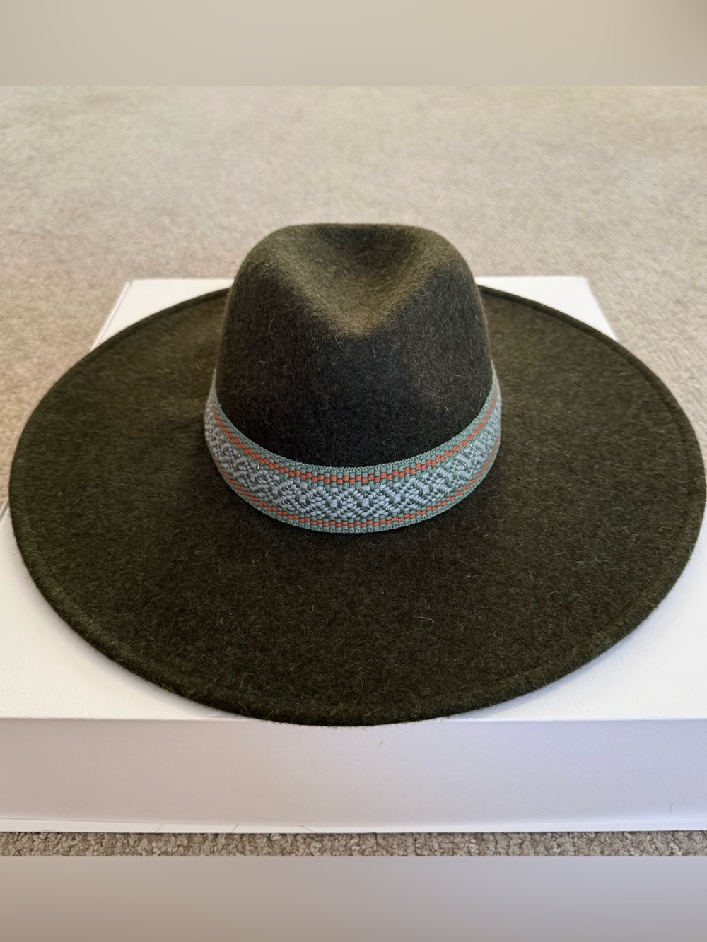 Treasure & Bond Brand. New, never used, but no tag. Jacquard Trim Panama Hat.